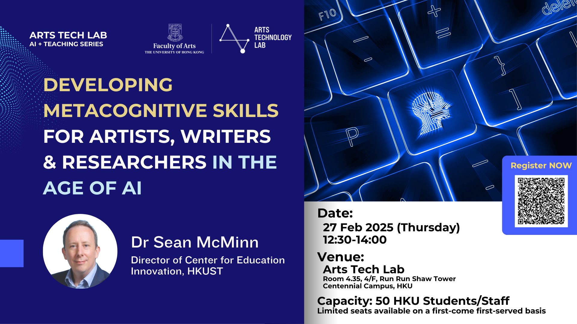 [Feb 27, 2025] AI + Teaching Series: Developing Metacognitive Skills for Artists, Writers & Researchers in the Age of AI