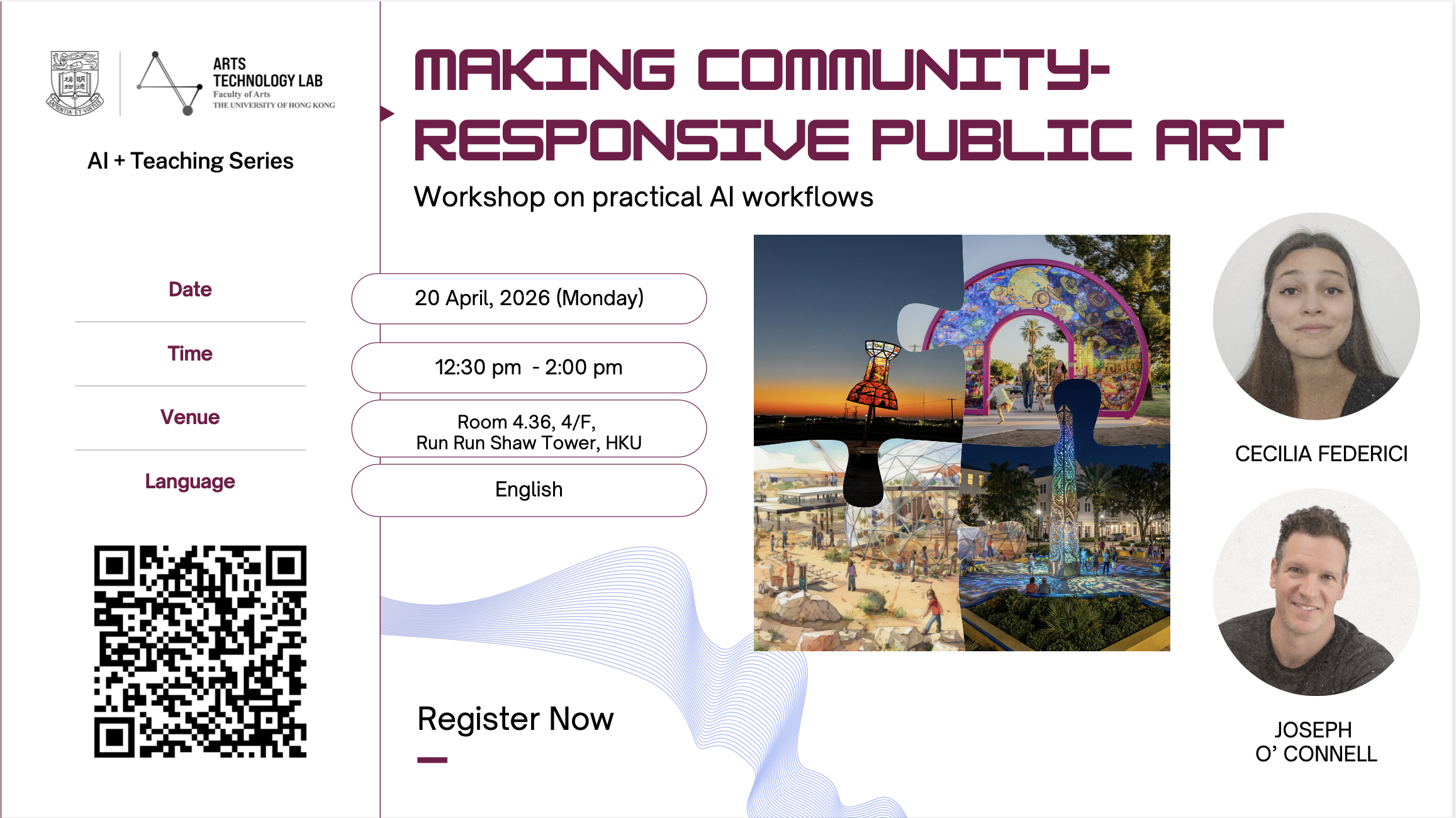 [April 20, 2026, Monday] Making community-responsive public art : Workshop on practical AI workflows
